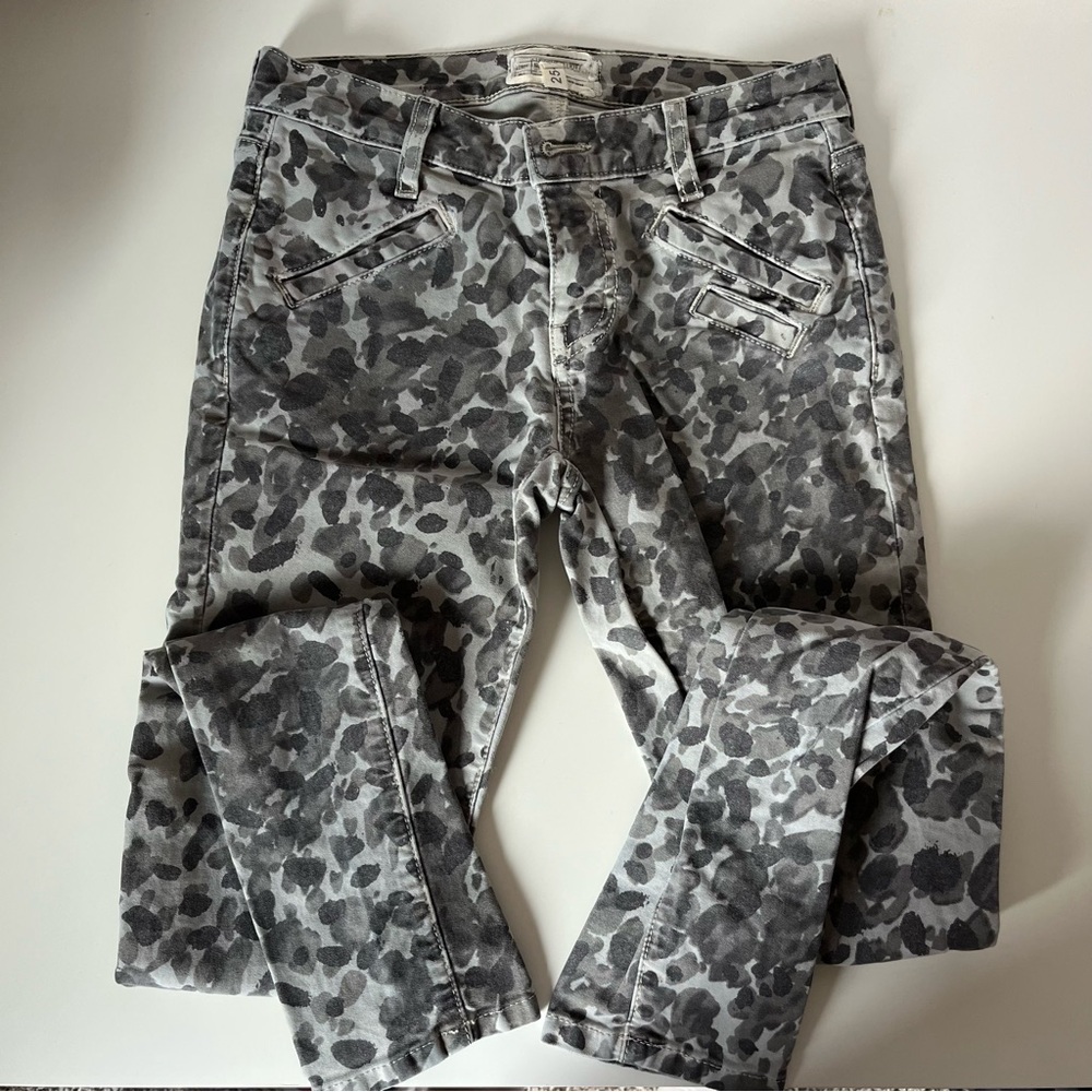 Women’s Current/Elliott Print Skinny Jeans size 25/0